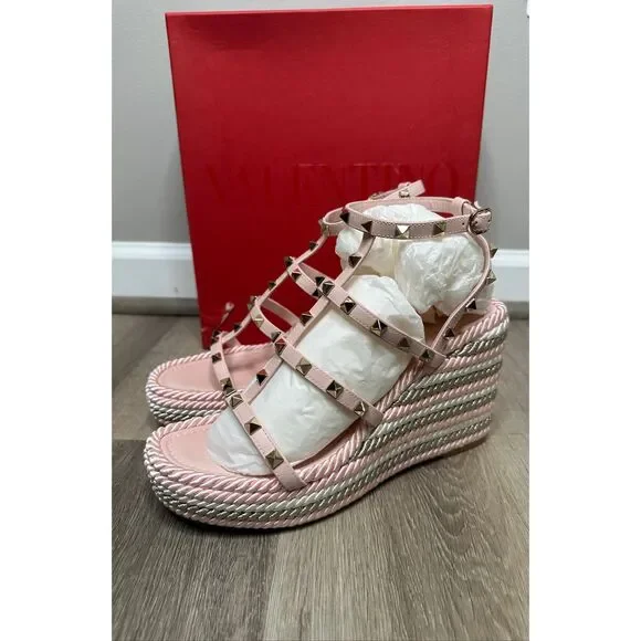 Valentino Garavani Rockstud Platform Sandals EU40/US10 $980 - Picture 7 of 13